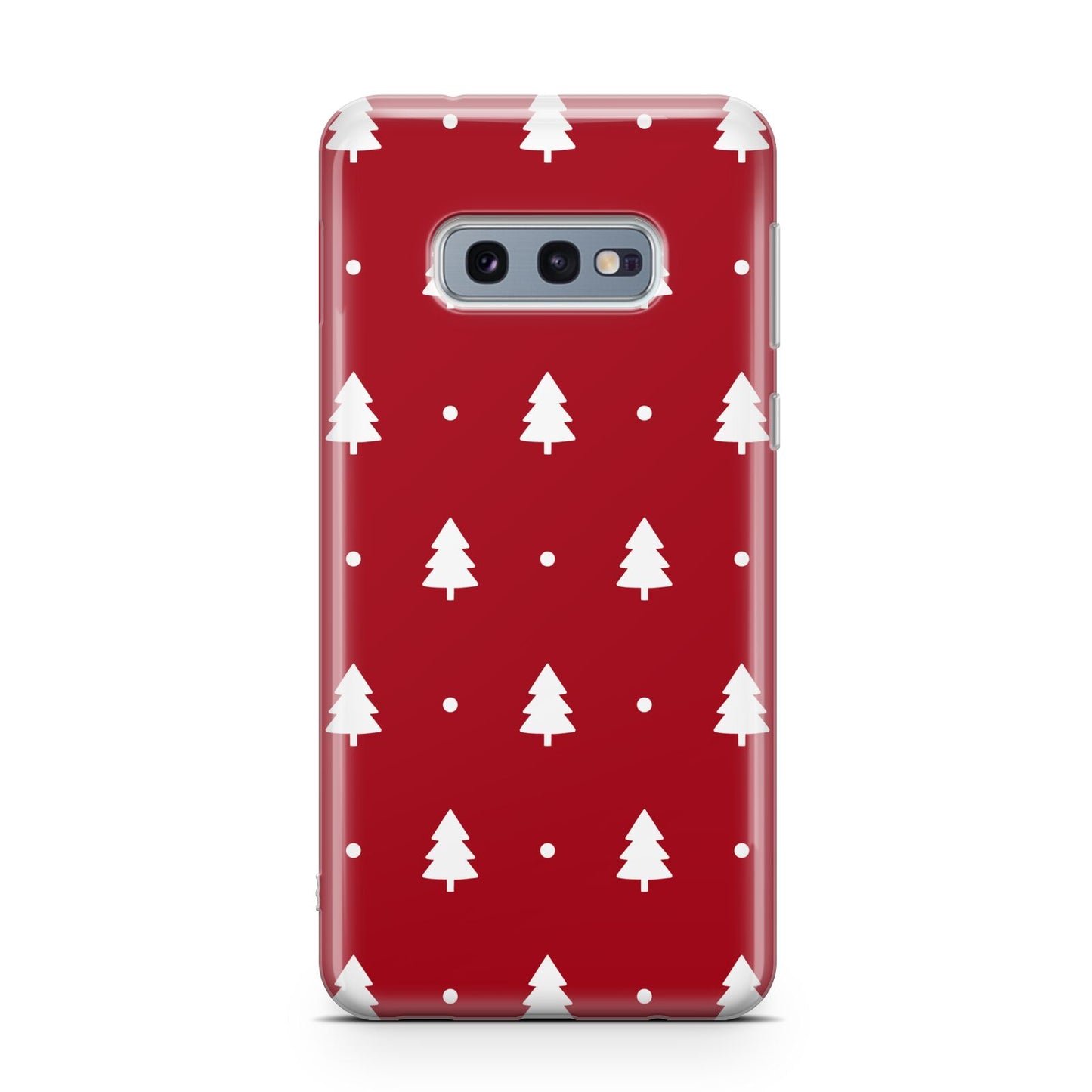 Classic Red Christmas Trees Samsung Galaxy S10E Case