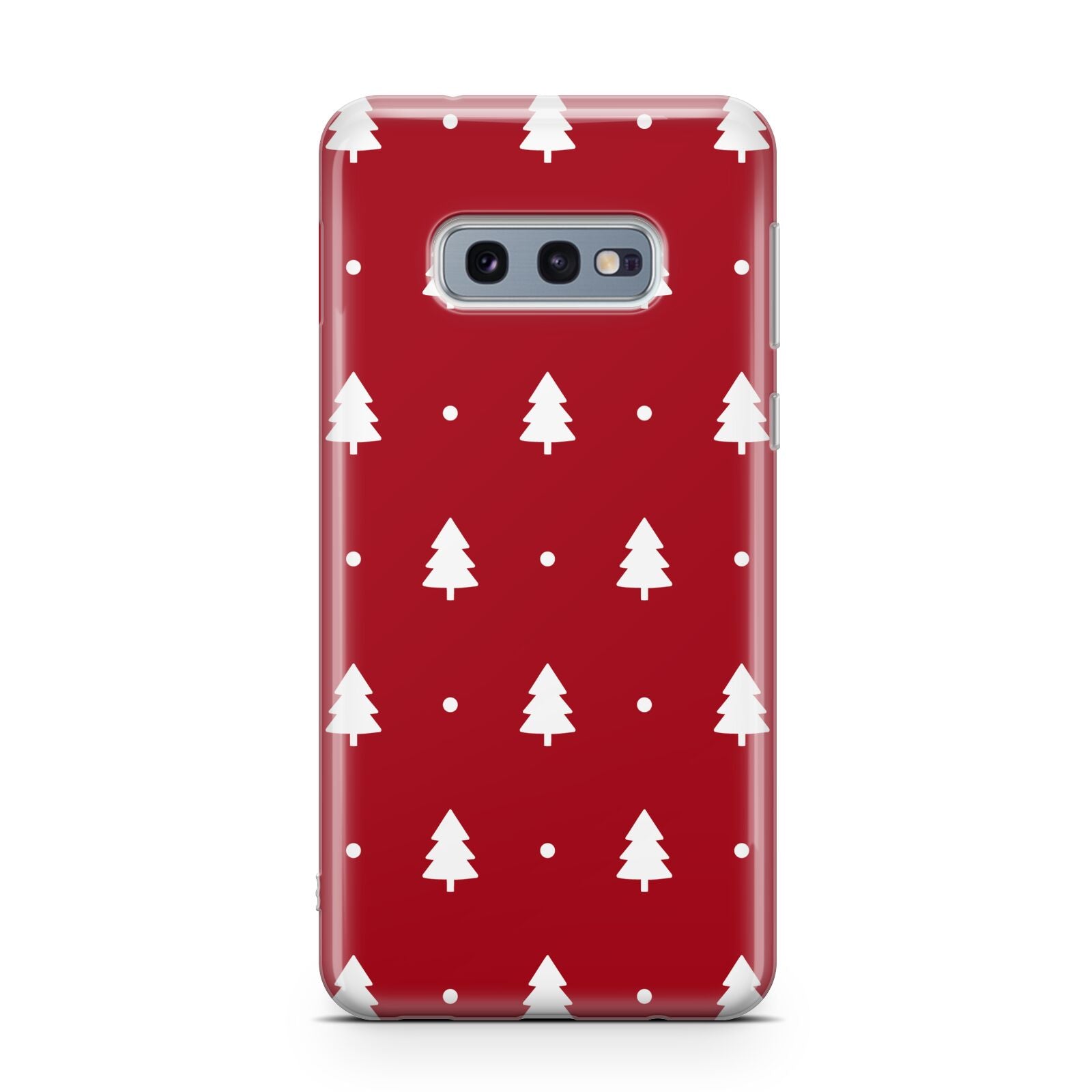 Classic Red Christmas Trees Samsung Galaxy S10E Case