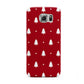 Classic Red Christmas Trees Samsung Galaxy S6 Case