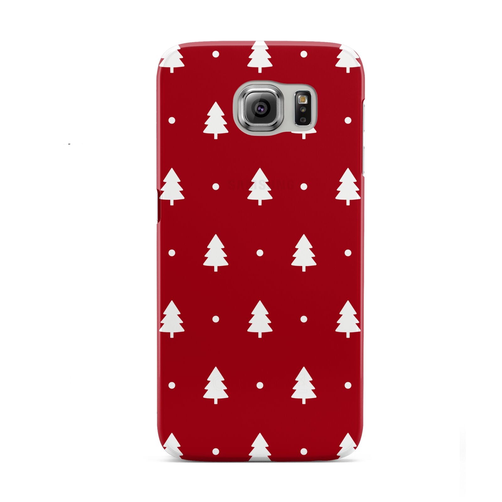 Classic Red Christmas Trees Samsung Galaxy S6 Case