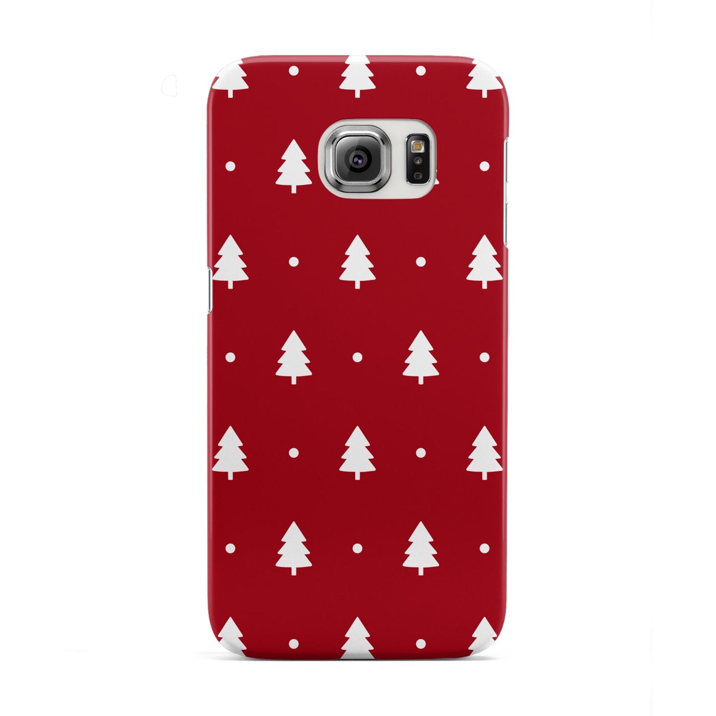 Classic Red Christmas Trees Samsung Galaxy S6 Edge Case