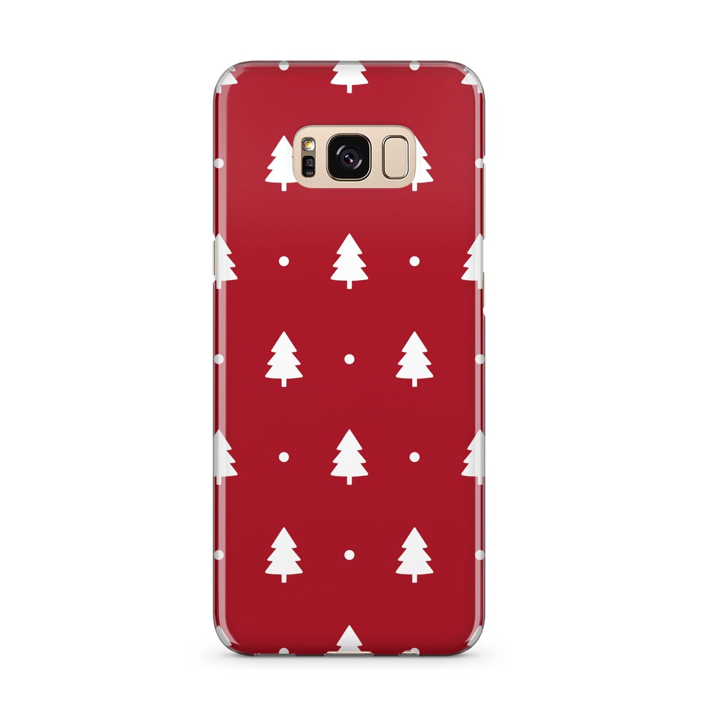 Classic Red Christmas Trees Samsung Galaxy S8 Plus Case