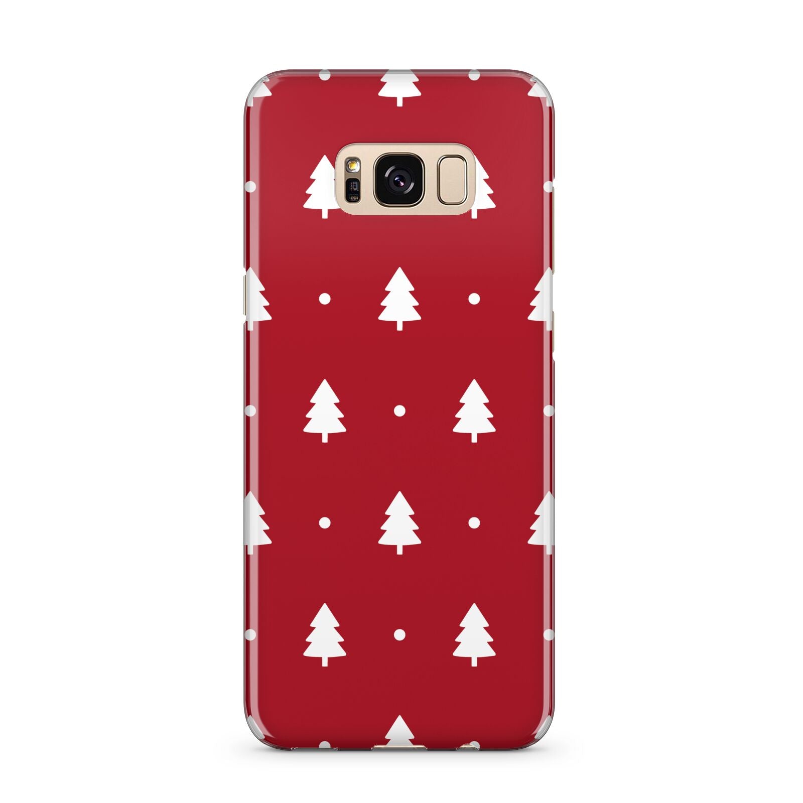 Classic Red Christmas Trees Samsung Galaxy S8 Plus Case