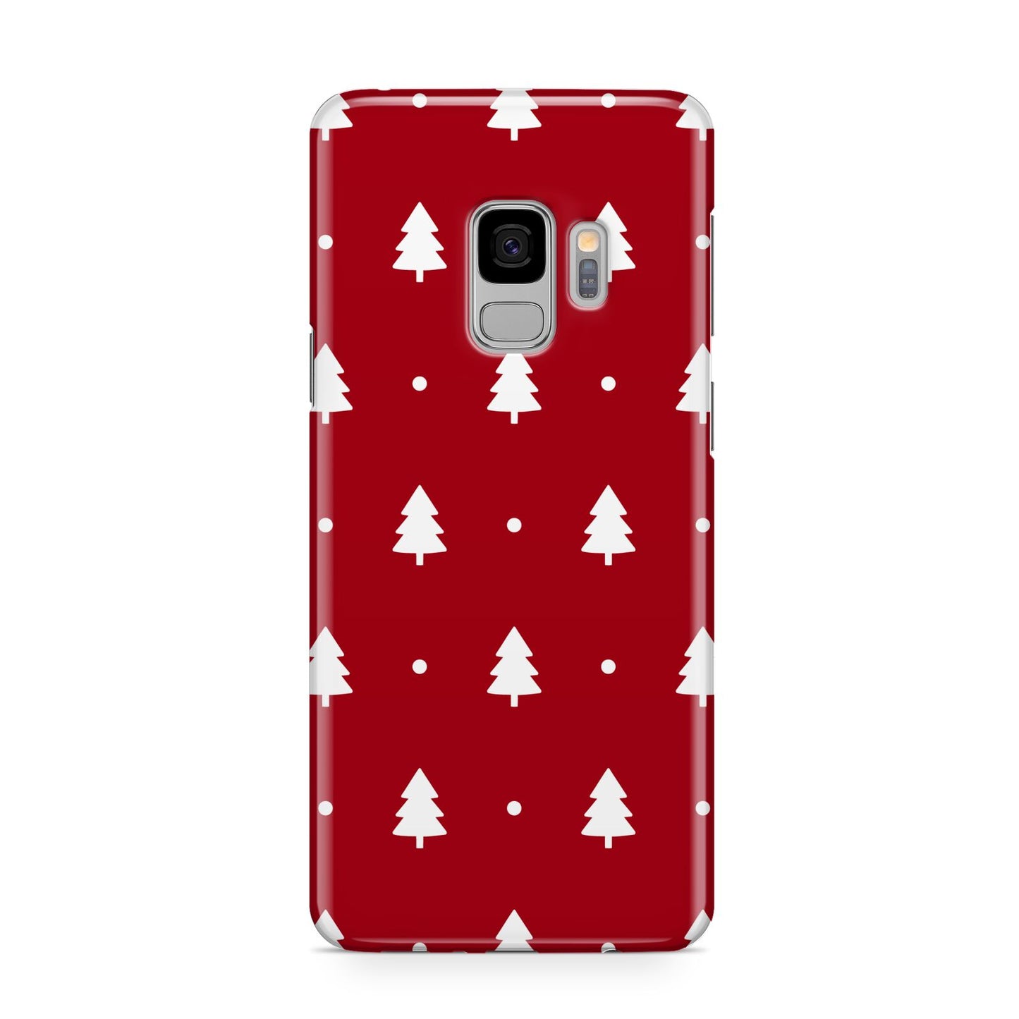 Classic Red Christmas Trees Samsung Galaxy S9 Case