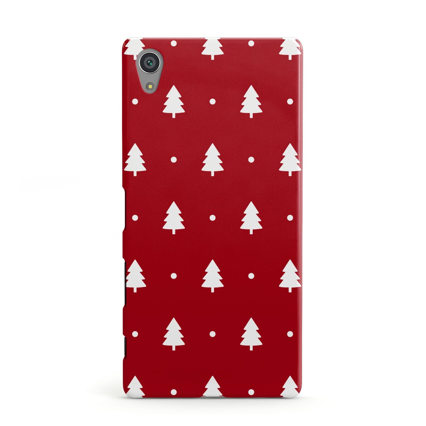 Classic Red Christmas Trees Sony Xperia Case
