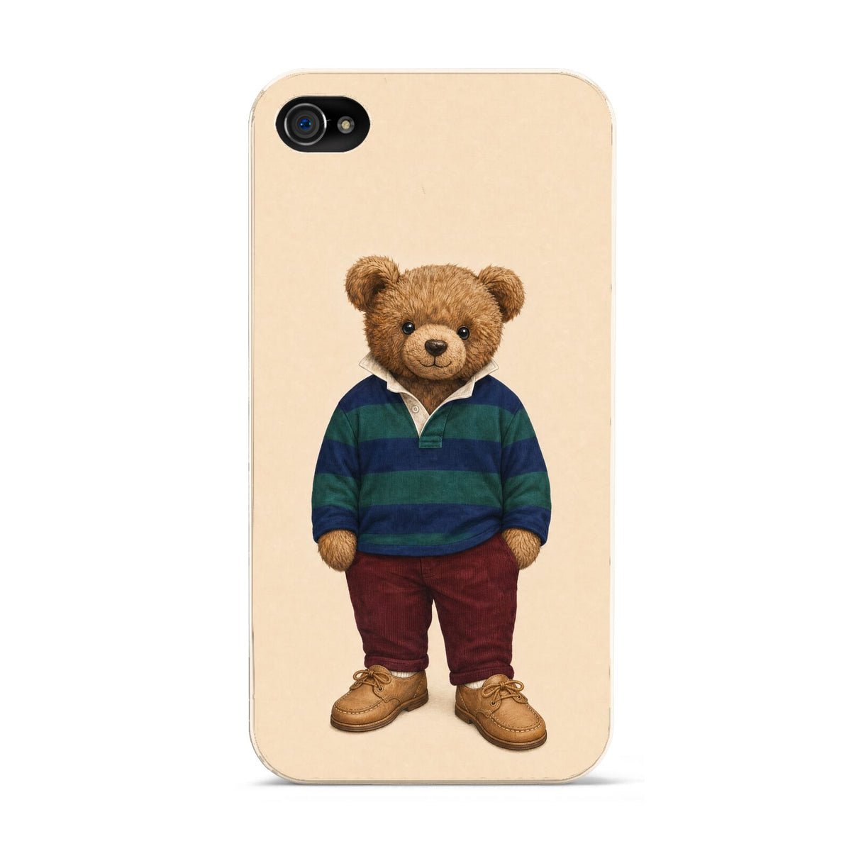 Clubhouse Teddy Apple iPhone 4s Case