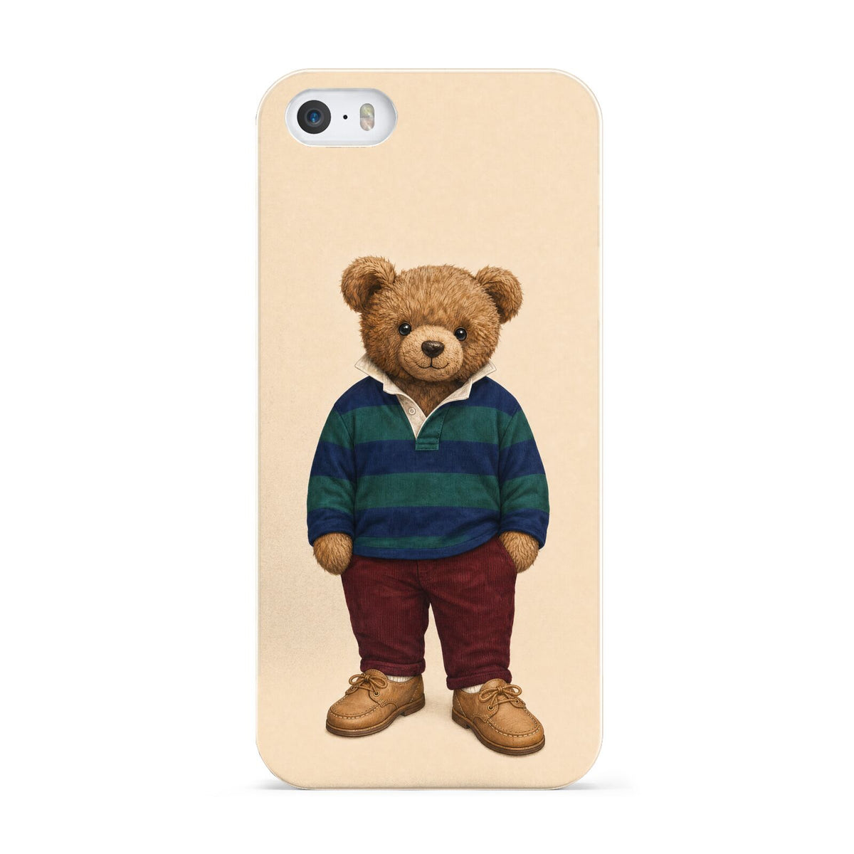 Clubhouse Teddy Apple iPhone 5 Case