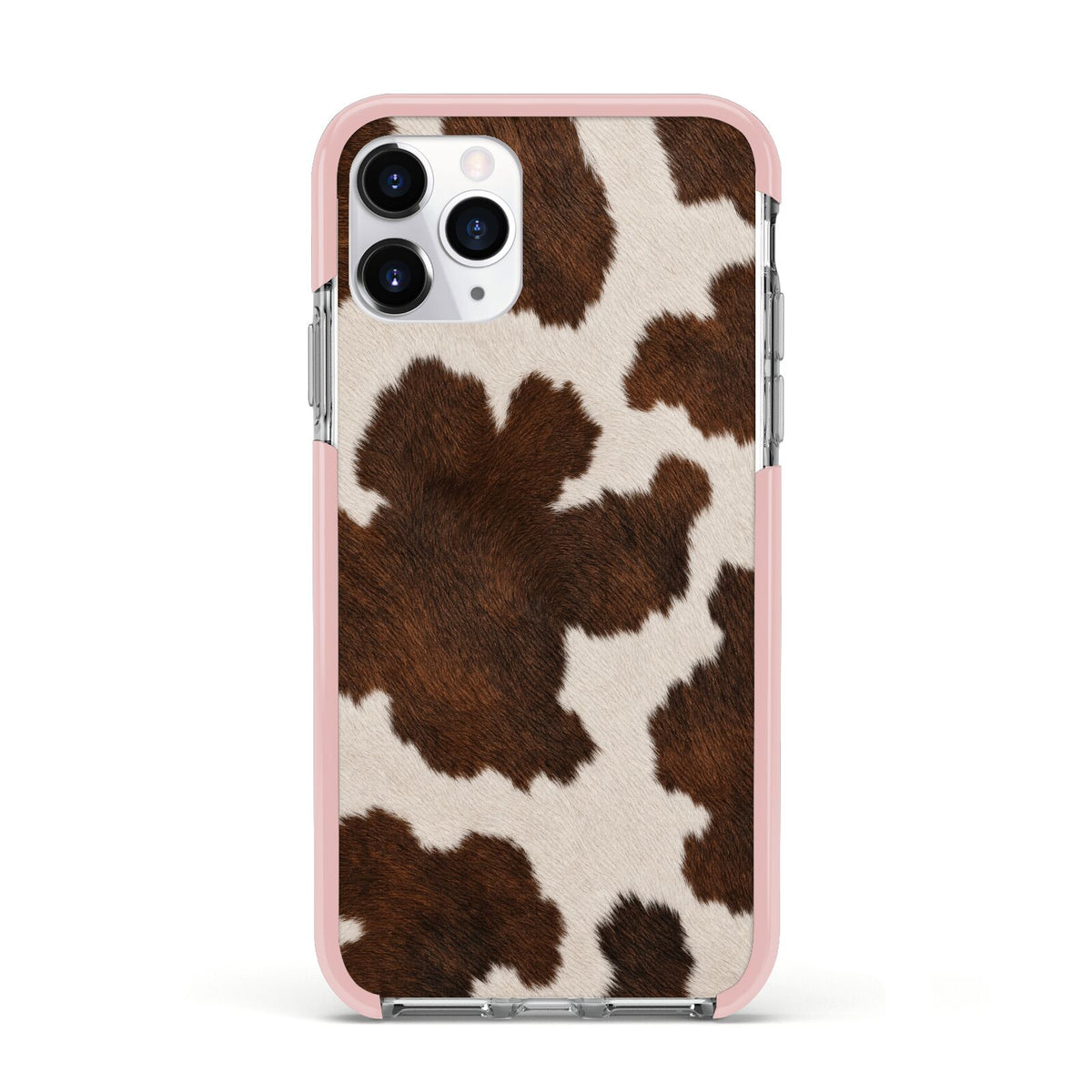 Cocoa Hide Apple iPhone 11 Pro in Silver with Pink Impact Case