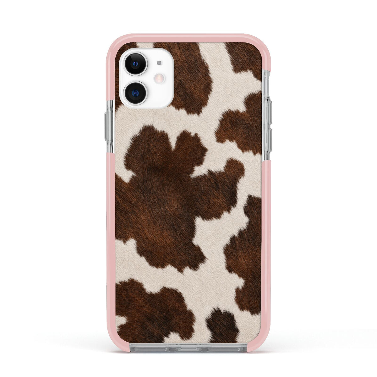 Cocoa Hide Apple iPhone 11 in White with Pink Impact Case