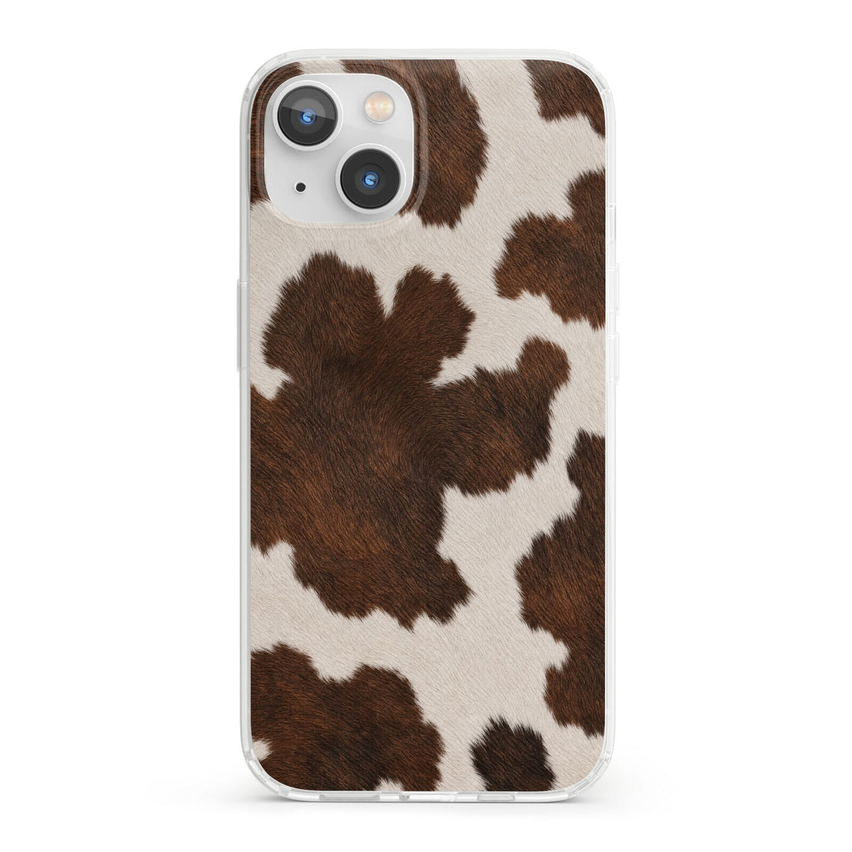 Cocoa Hide iPhone 13 Clear Bumper Case