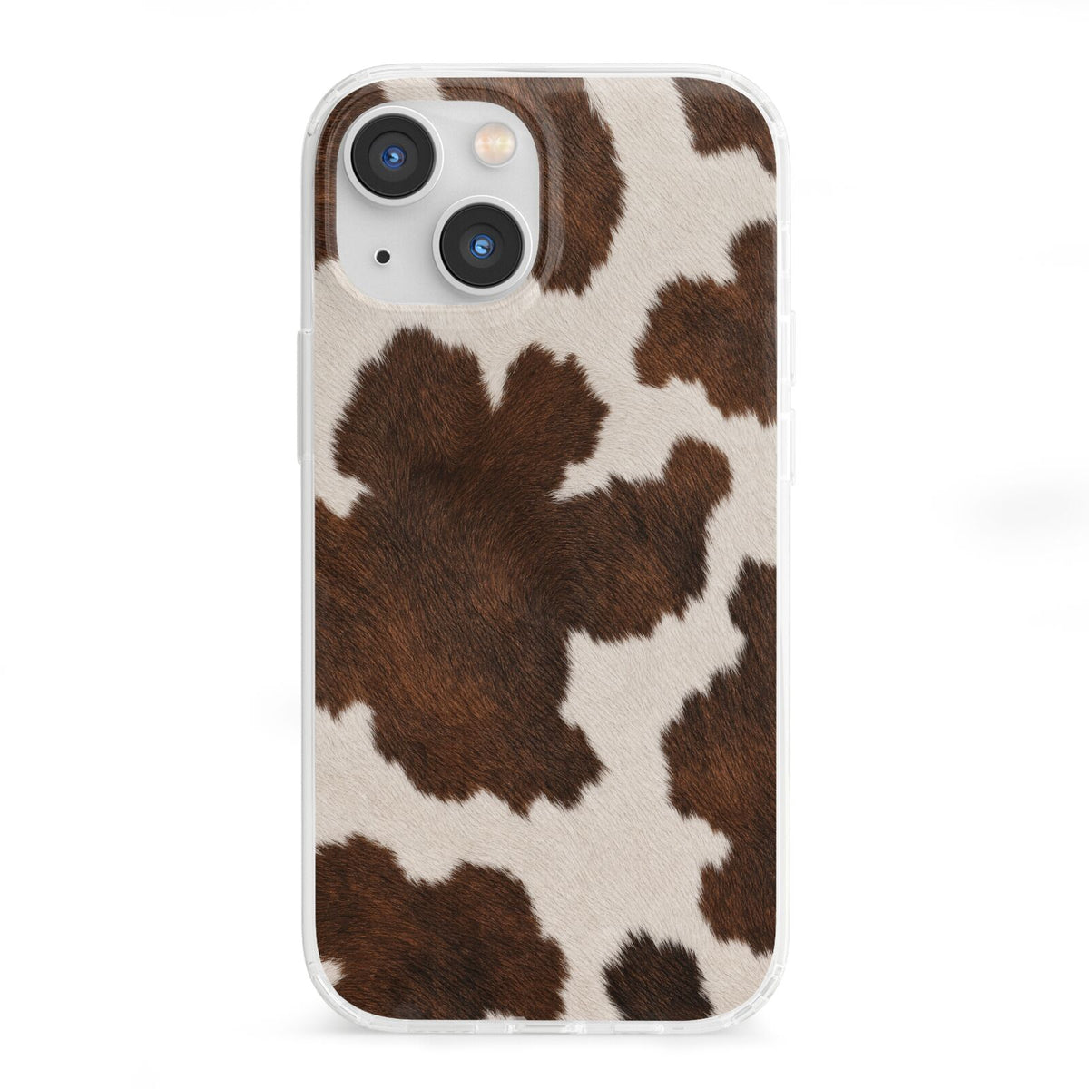 Cocoa Hide iPhone 13 Mini Clear Bumper Case