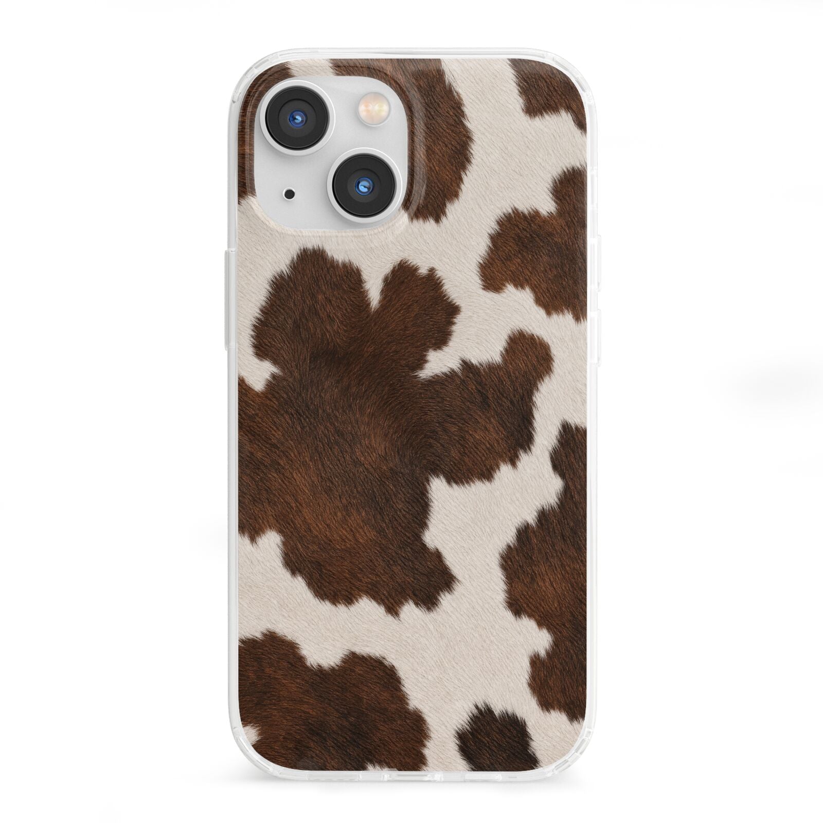 Cocoa Hide iPhone 13 Mini Clear Bumper Case