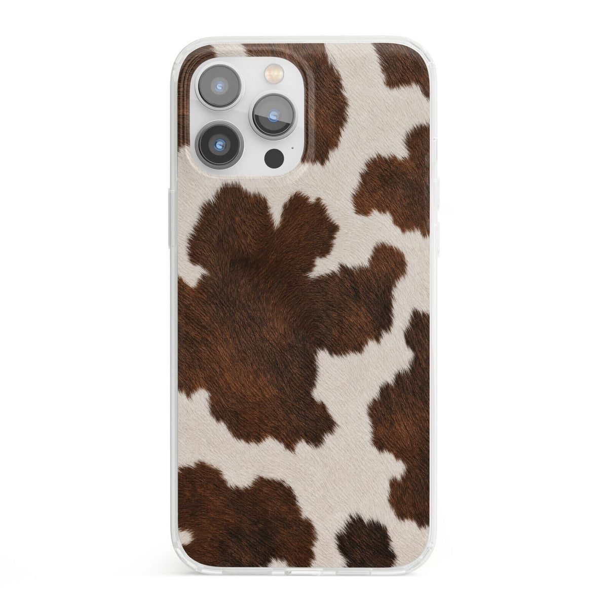 Cocoa Hide iPhone 13 Pro Max Clear Bumper Case