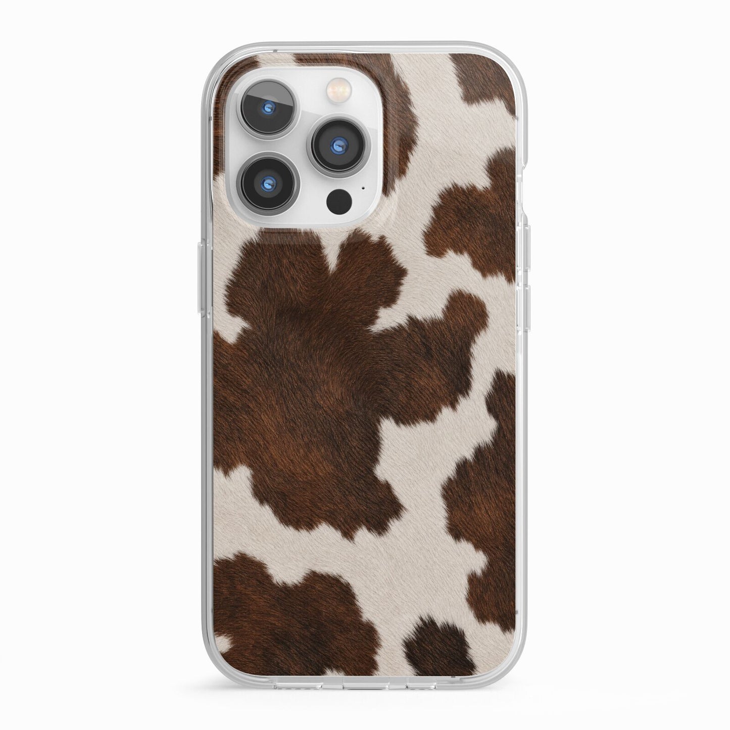 Cocoa Hide iPhone 13 Pro TPU Impact Case with White Edges