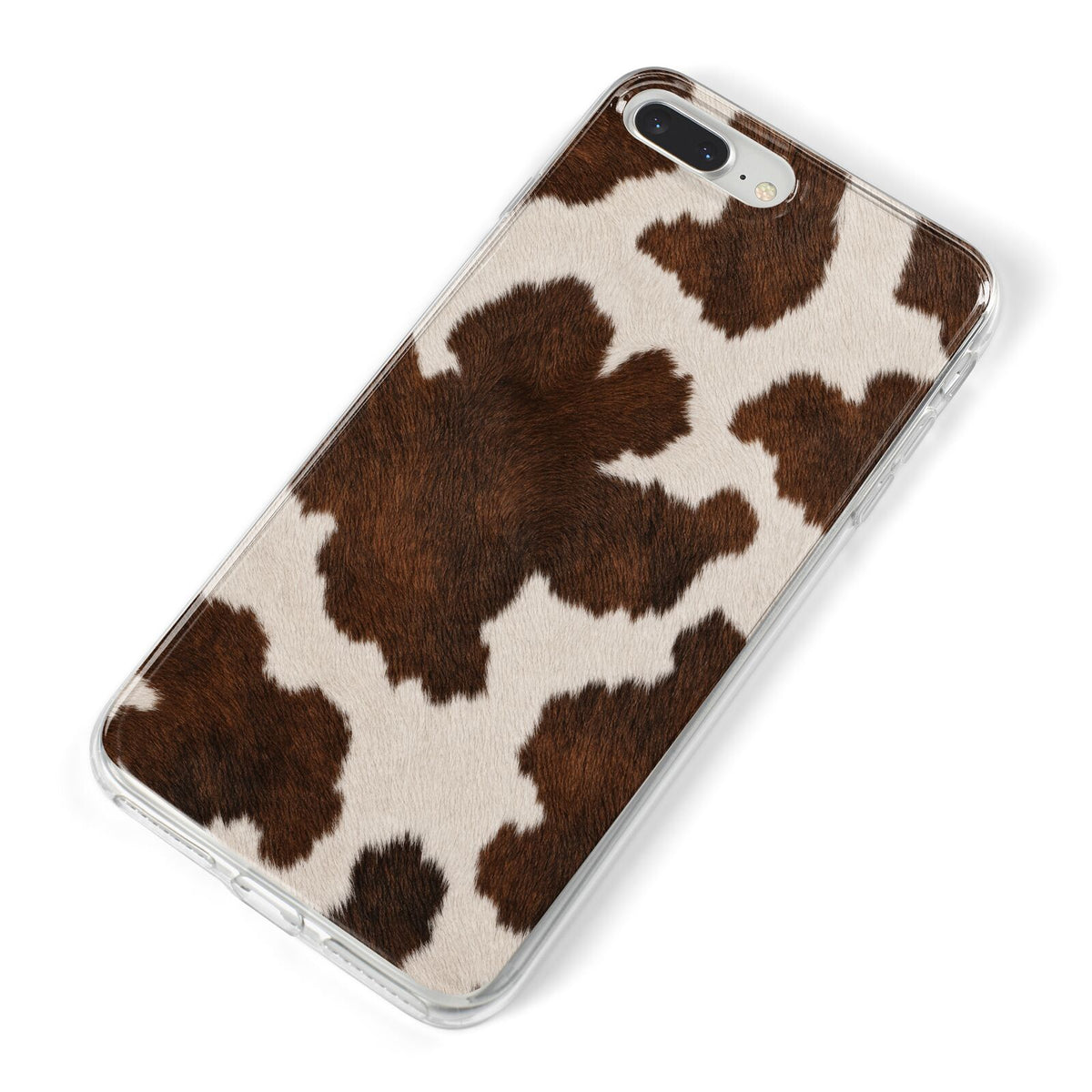 Cocoa Hide iPhone 8 Plus Bumper Case on Silver iPhone Alternative Image