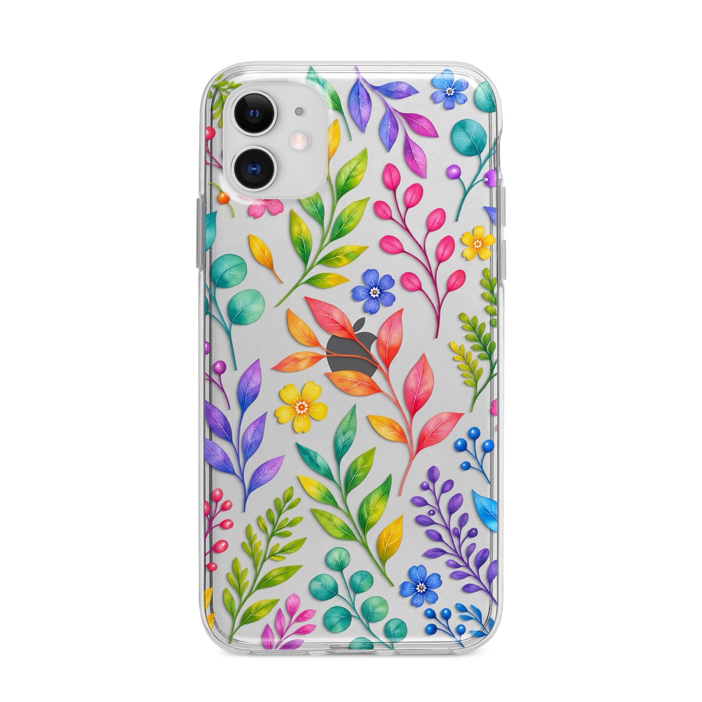 Colour Meadow Apple iPhone 11 in White with Bumper Case