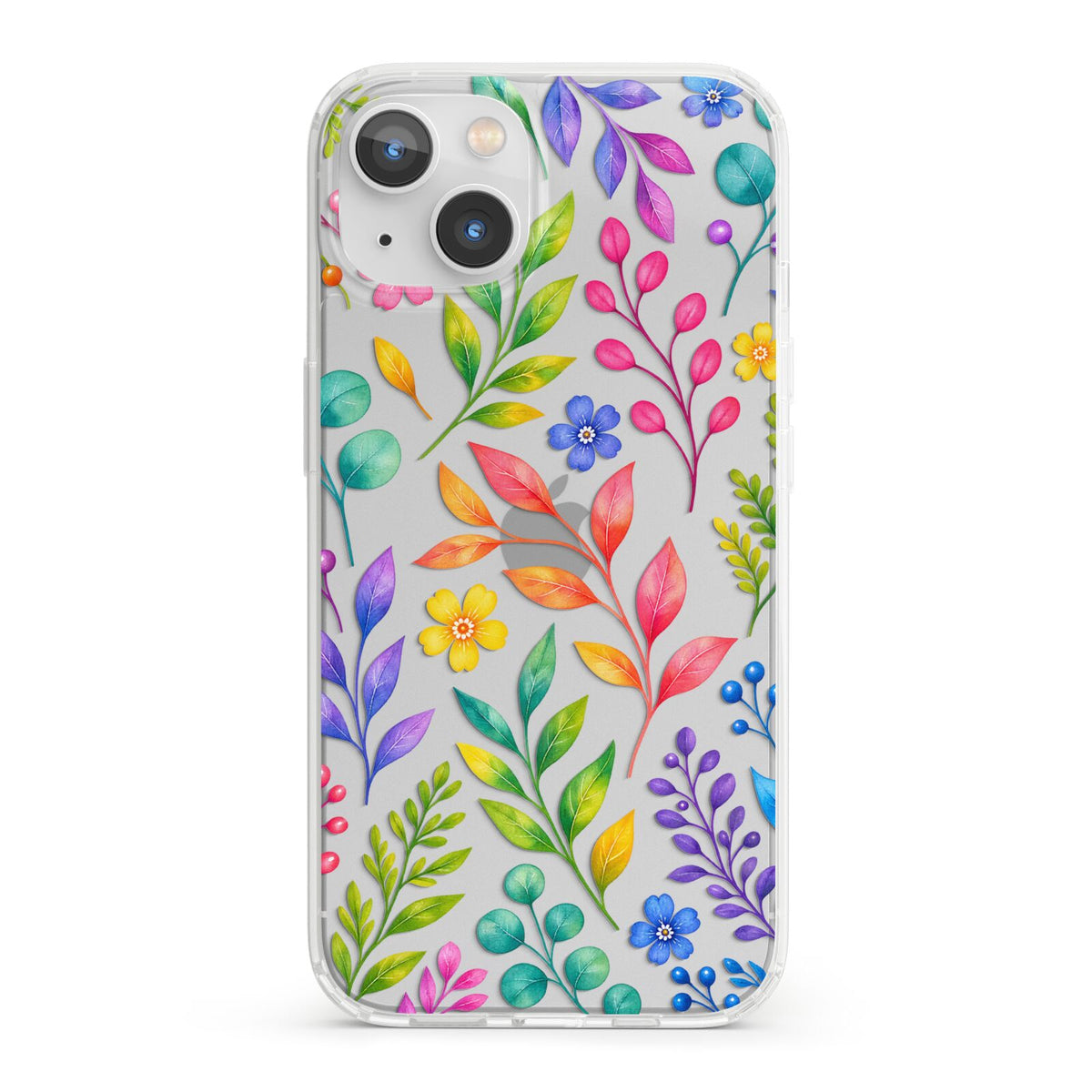 Colour Meadow iPhone 13 Clear Bumper Case
