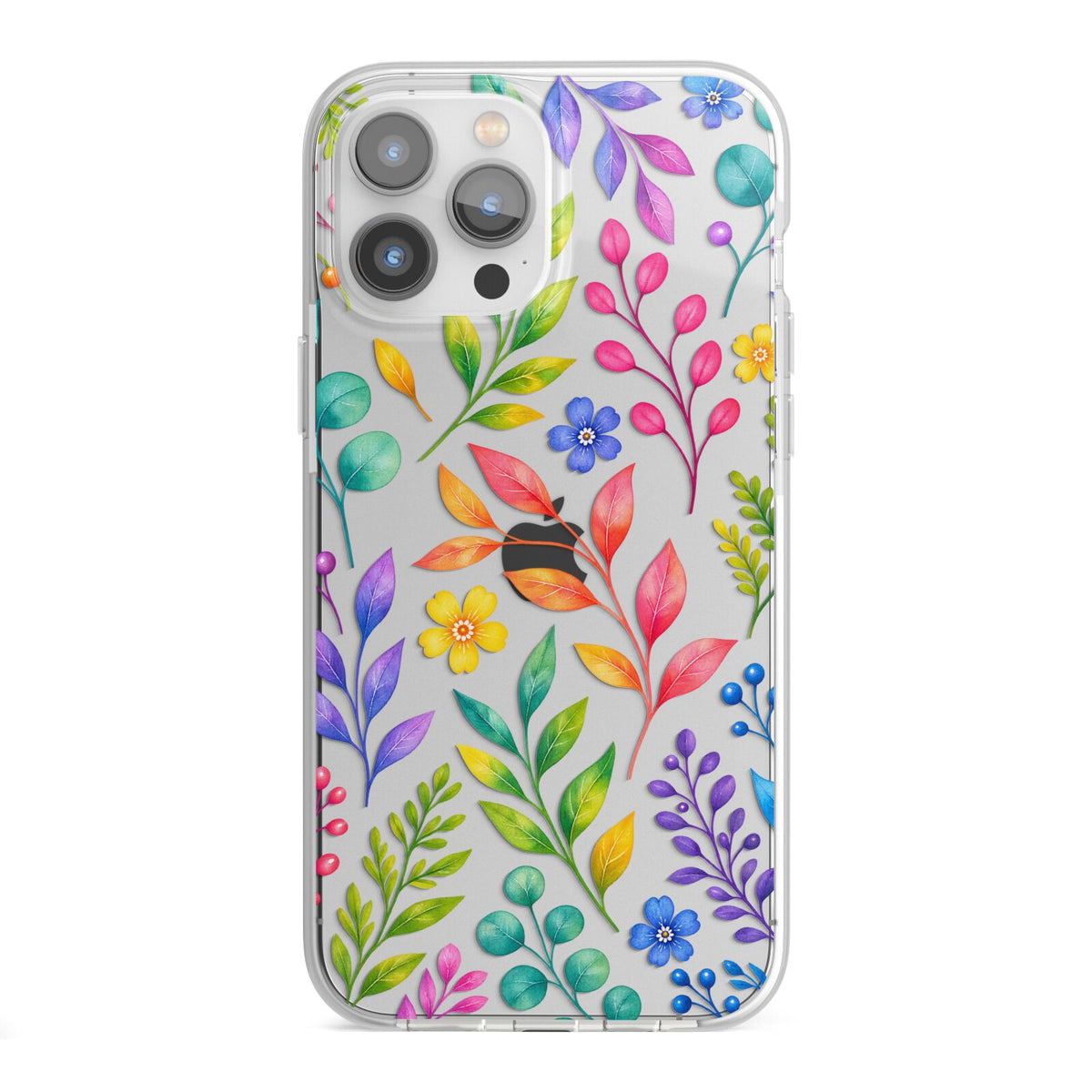 Colour Meadow iPhone 13 Pro Max TPU Impact Case with White Edges