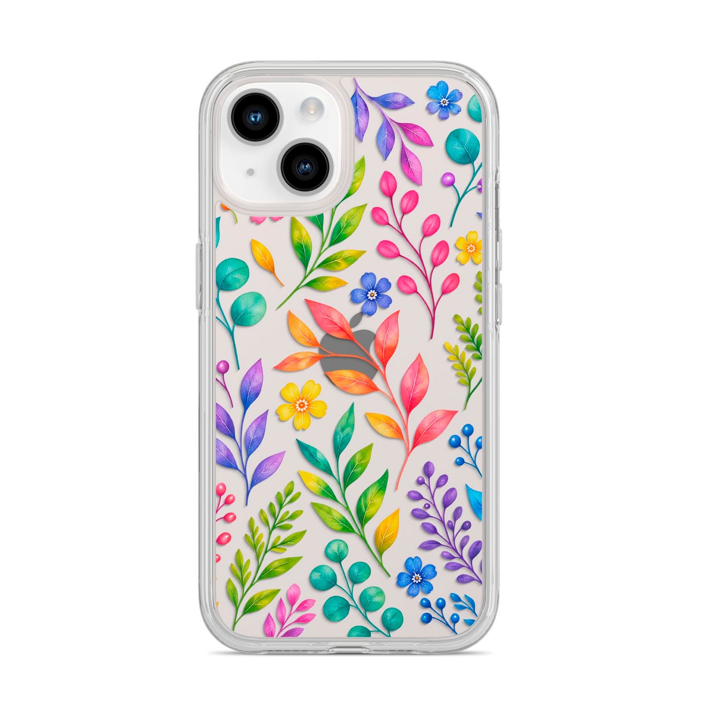 Colour Meadow iPhone 14 Clear Tough Case Starlight