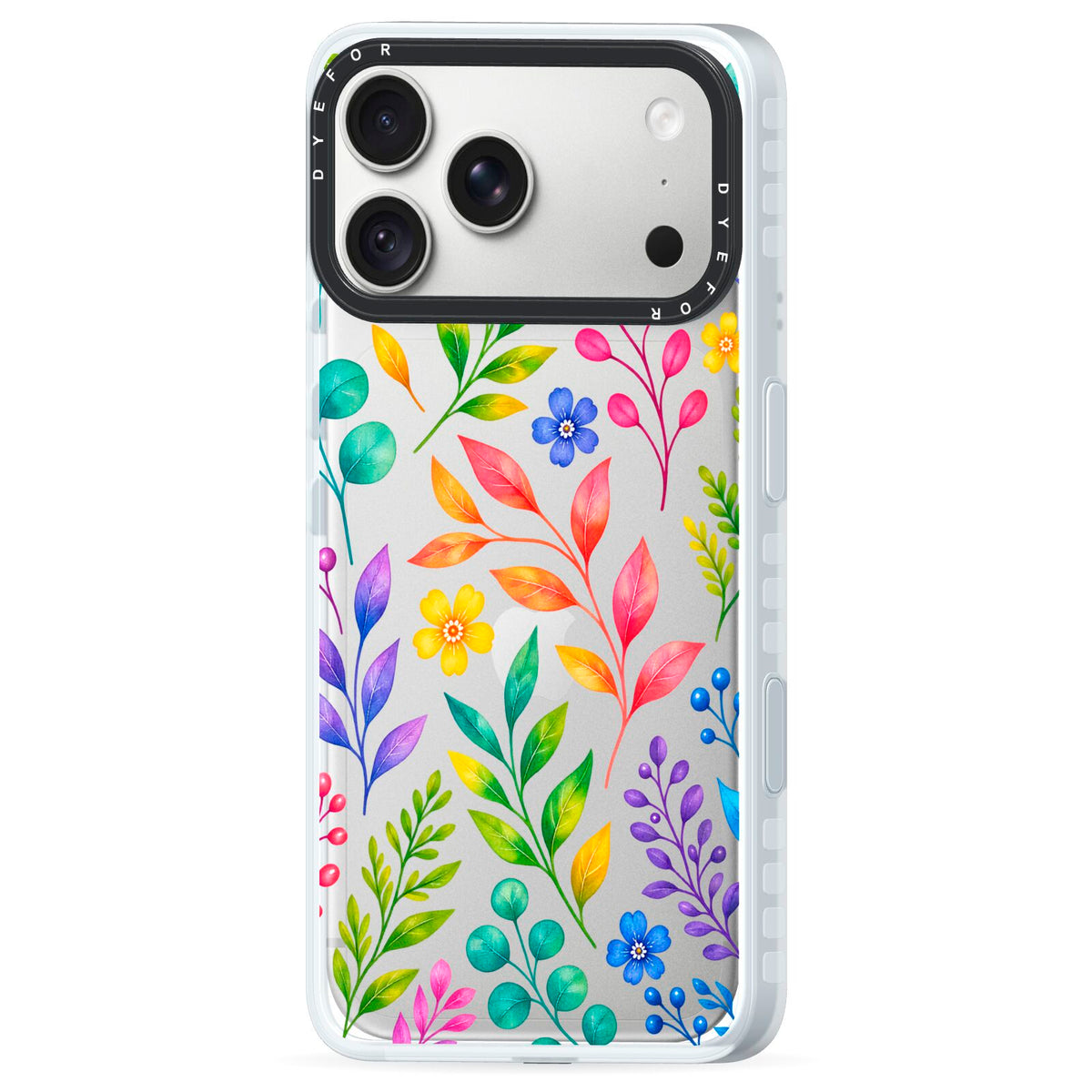 Colour Meadow iPhone 18 Pro Max Black Impact Pre order Case Side Angle on Silver phone