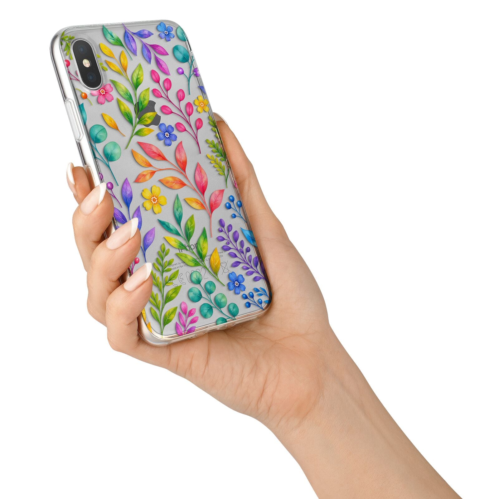 Colour Meadow iPhone X Bumper Case on Silver iPhone Alternative Image 2