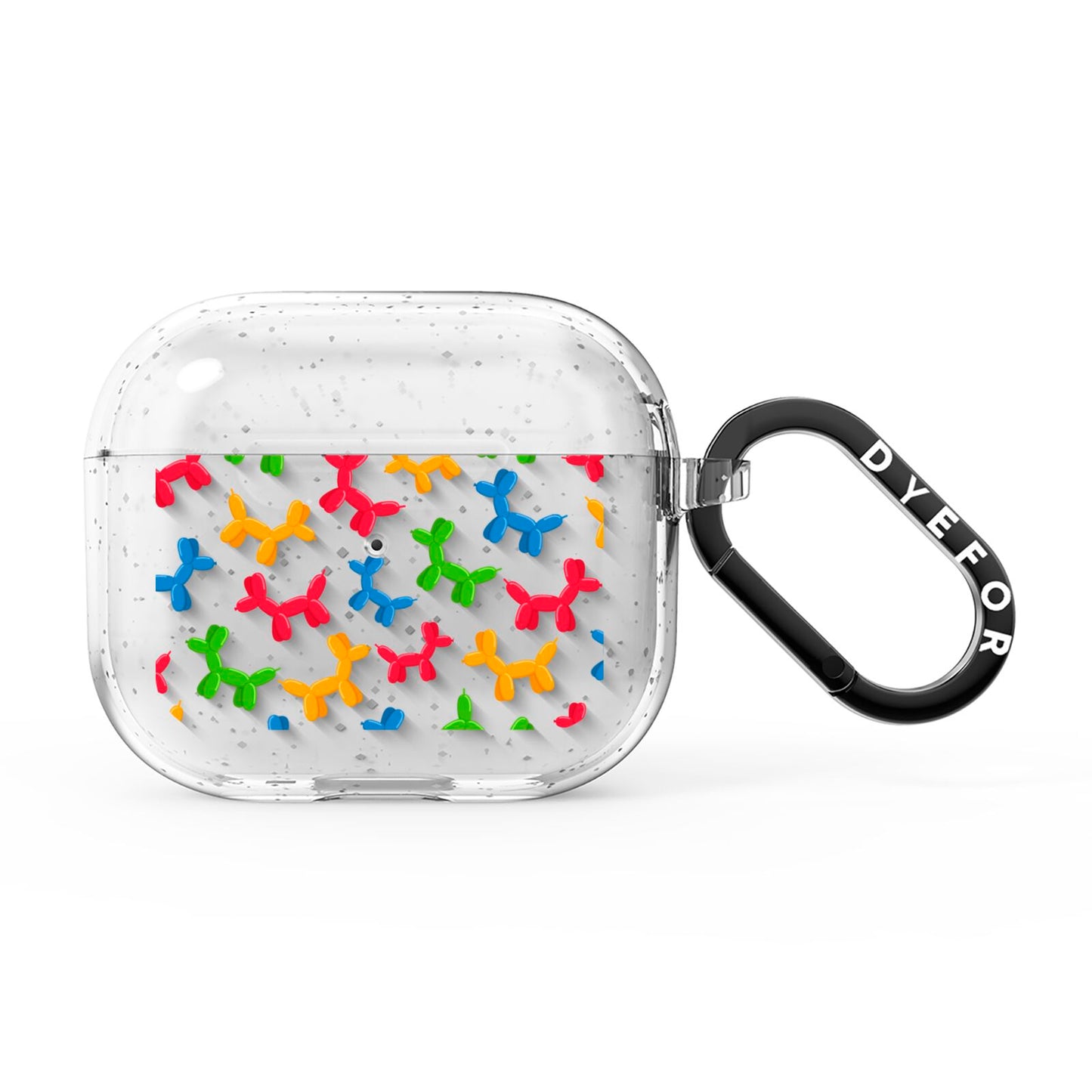 Colourful Balloon Animal AirPods Glitter Case 3rd Gen