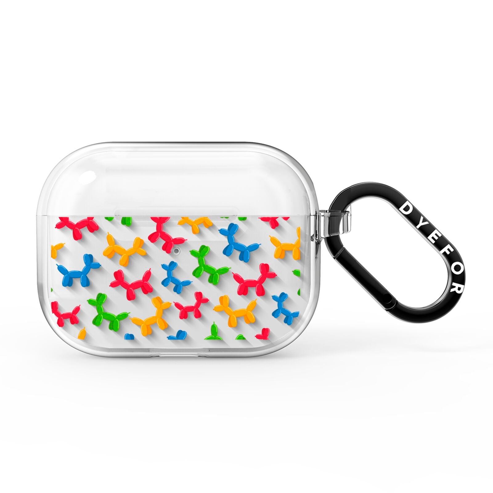 Colourful Balloon Animal AirPods Pro Clear Case