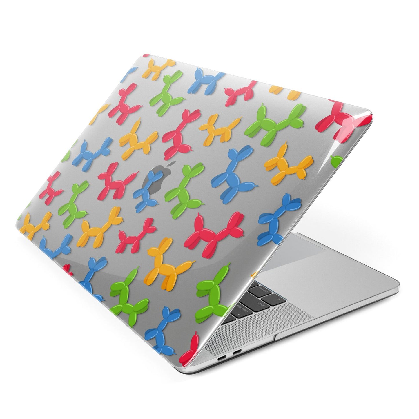 Colourful Balloon Animal Apple MacBook Case Side View