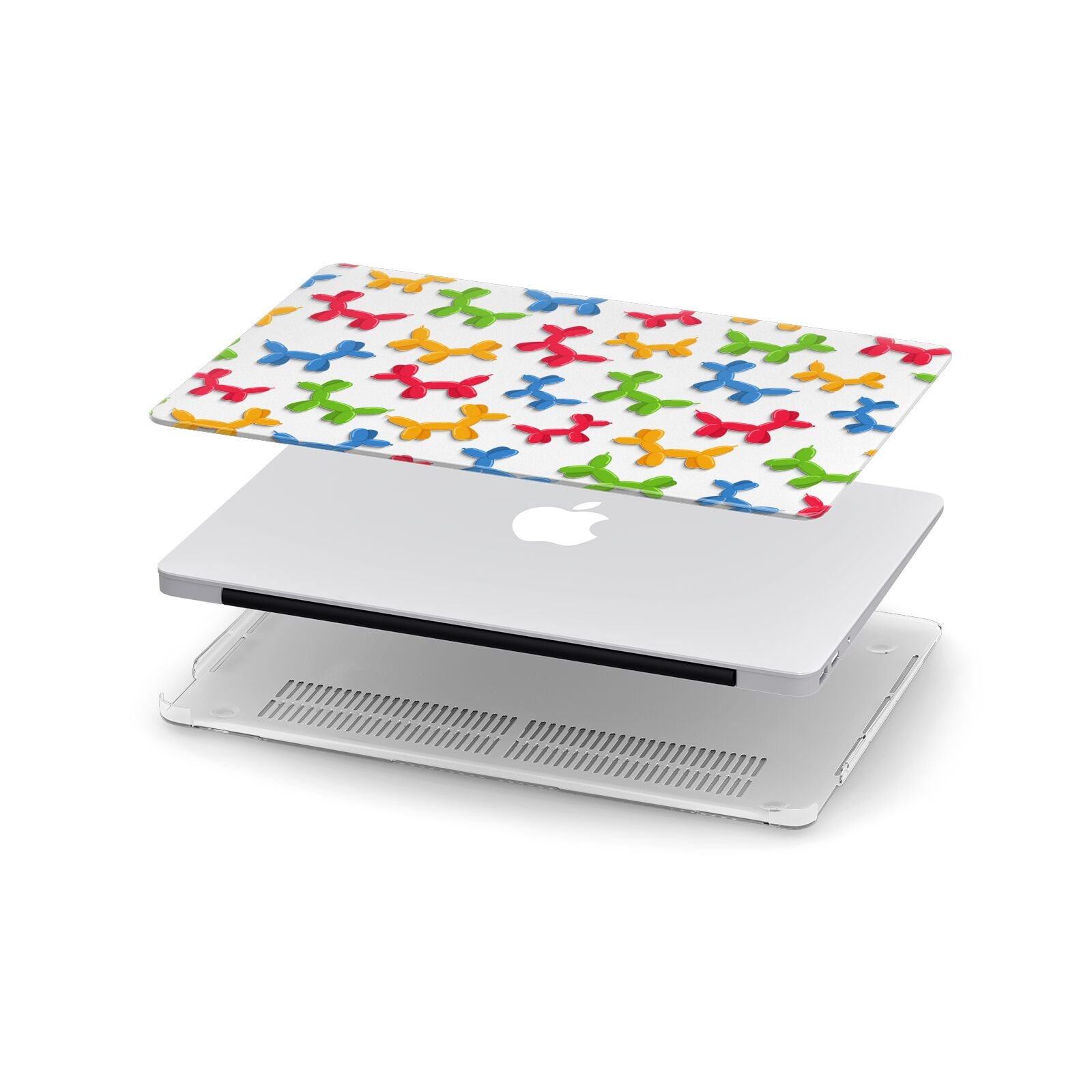 Colourful Balloon Animal Apple MacBook Case in Detail