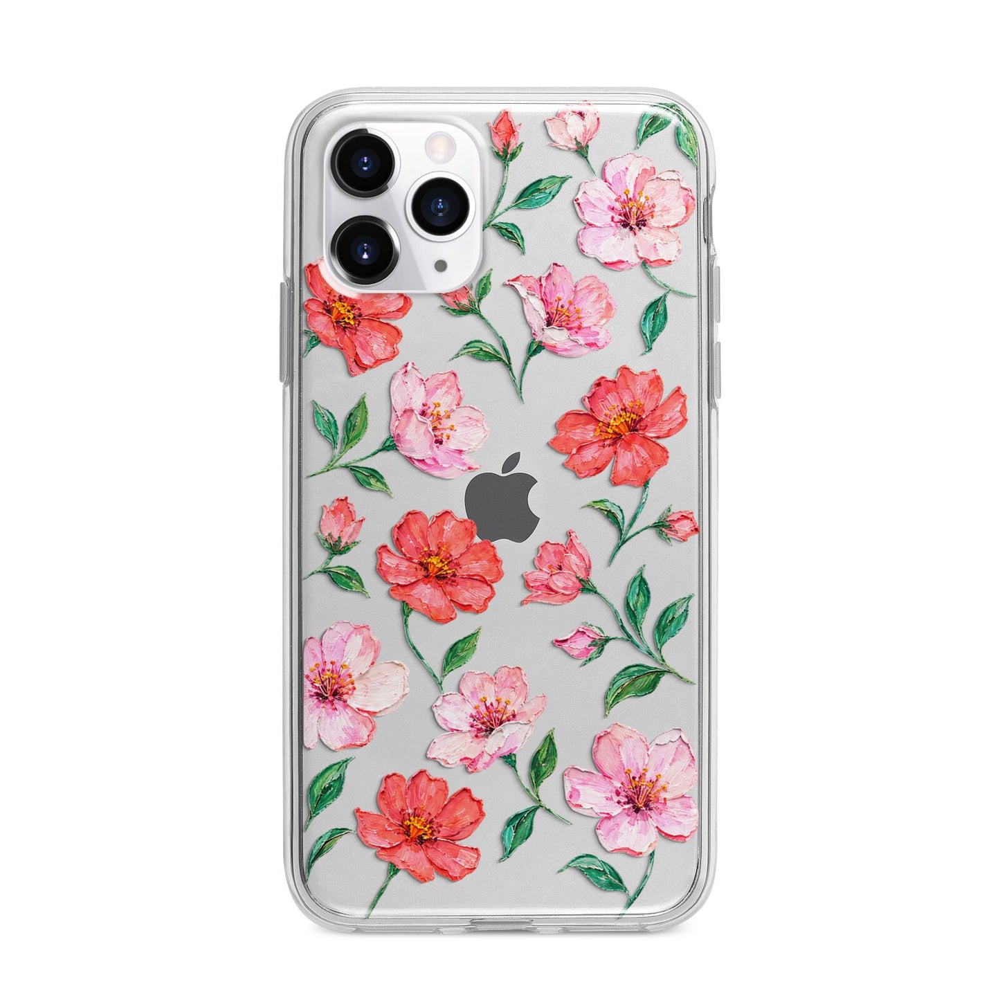 Coral Muse Apple iPhone 11 Pro Max in Silver with Bumper Case