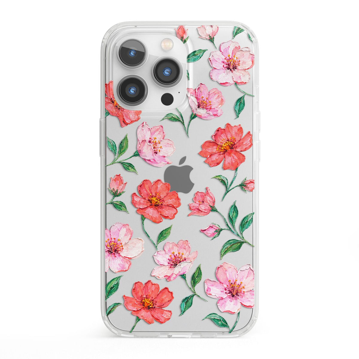 Coral Muse iPhone 13 Pro Clear Bumper Case