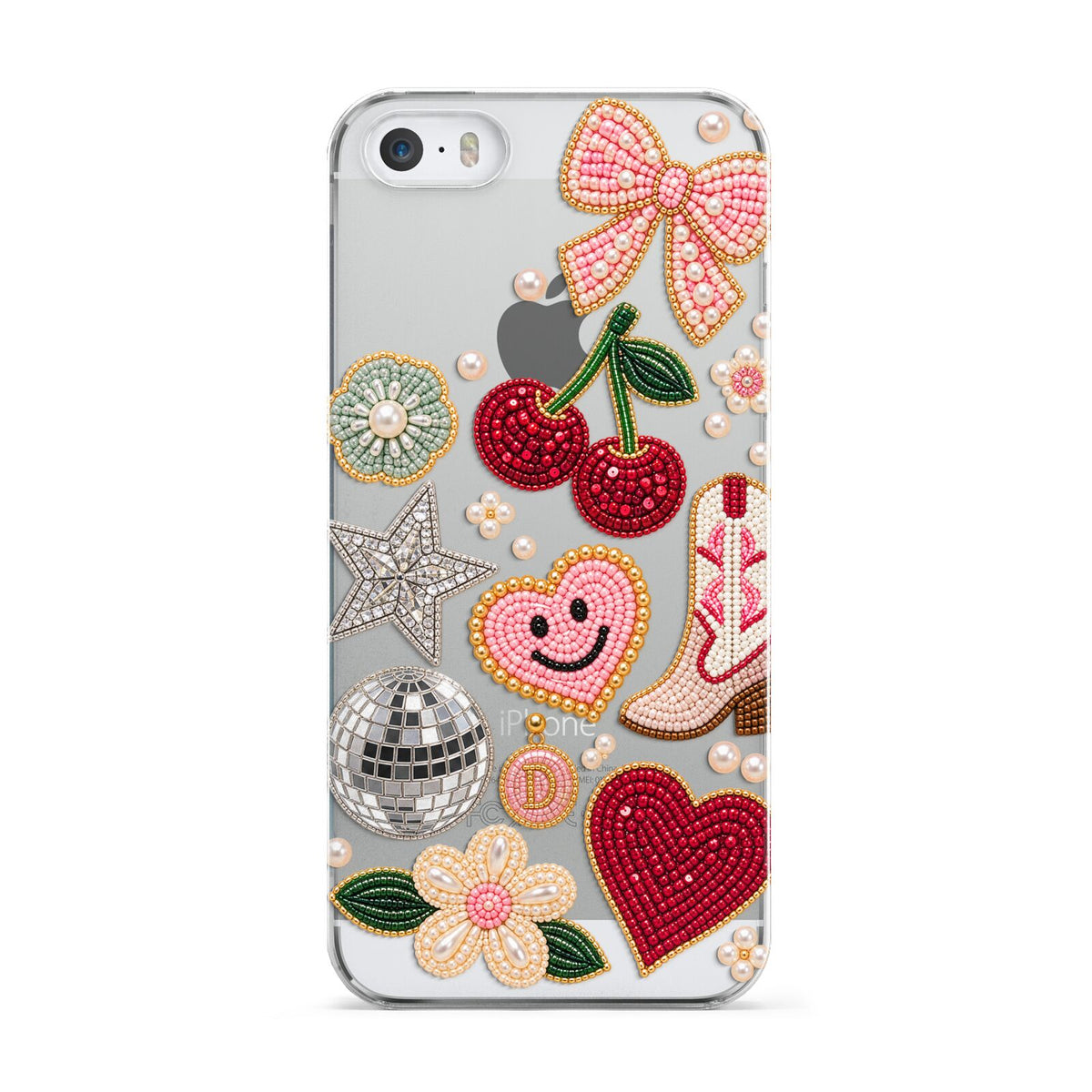 Cowgirl Keepsakes Beaded Charms Apple iPhone 5 Case