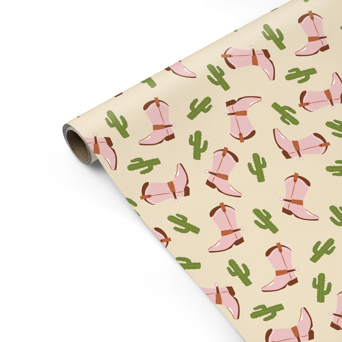 Cowgirl Personalised Gift Wrap