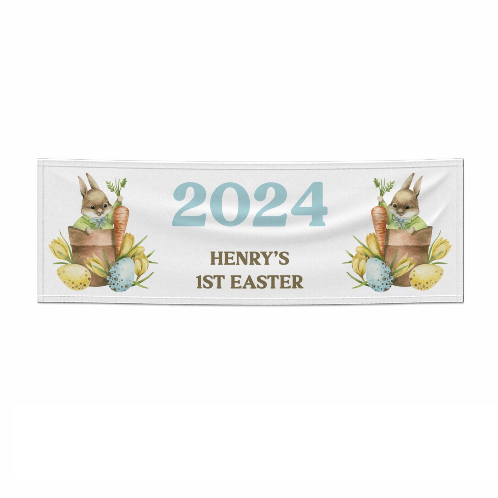 Custom 1st Easter 3x1 Paper Banner