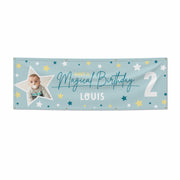 Custom Happy Birthday 6x2 Banner