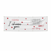 Custom Love Letter 6x2 Banner