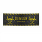 Danger Do Not Enter Biohazard 3x1 Paper Banner