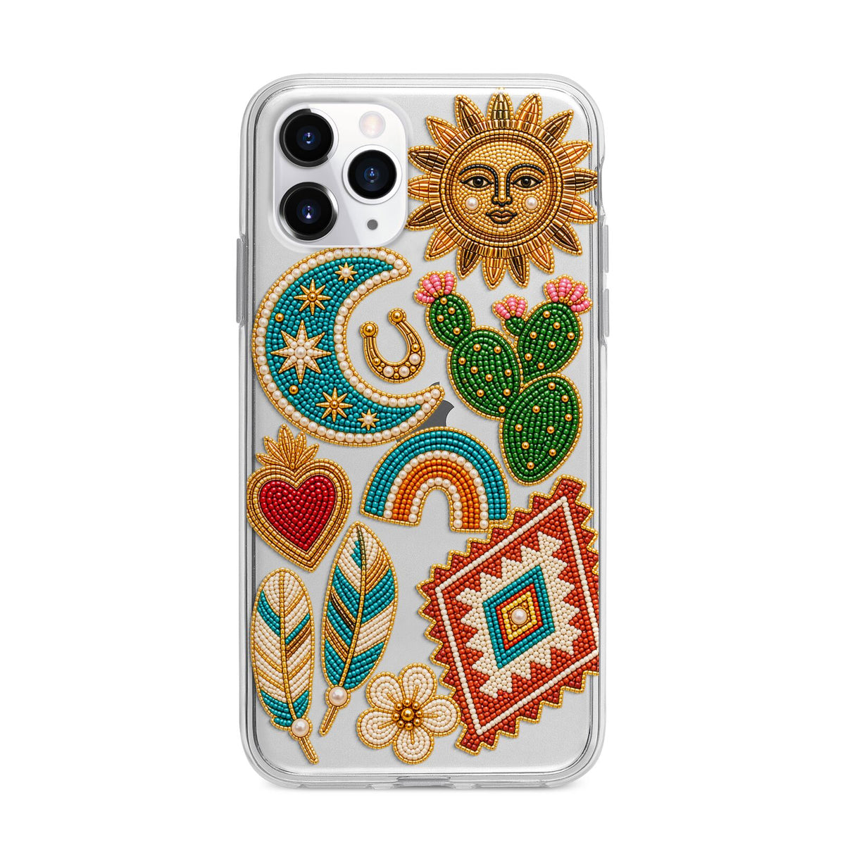 Desert Daydream Charms Apple iPhone 11 Pro in Silver with Bumper Case