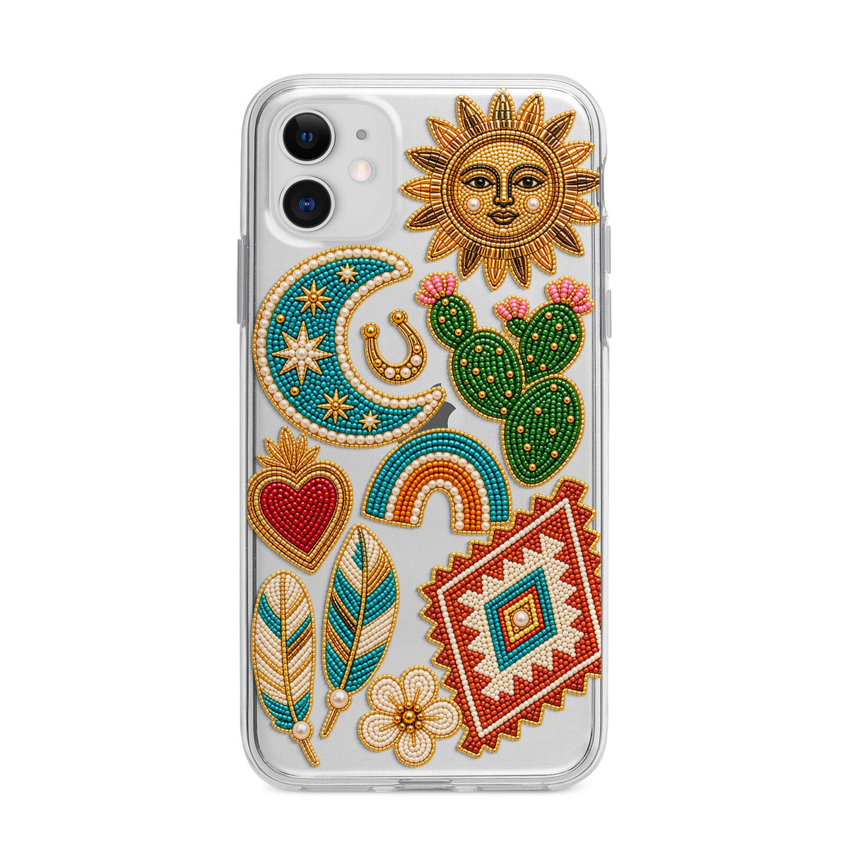 Desert Daydream Charms Apple iPhone 11 in White with Bumper Case