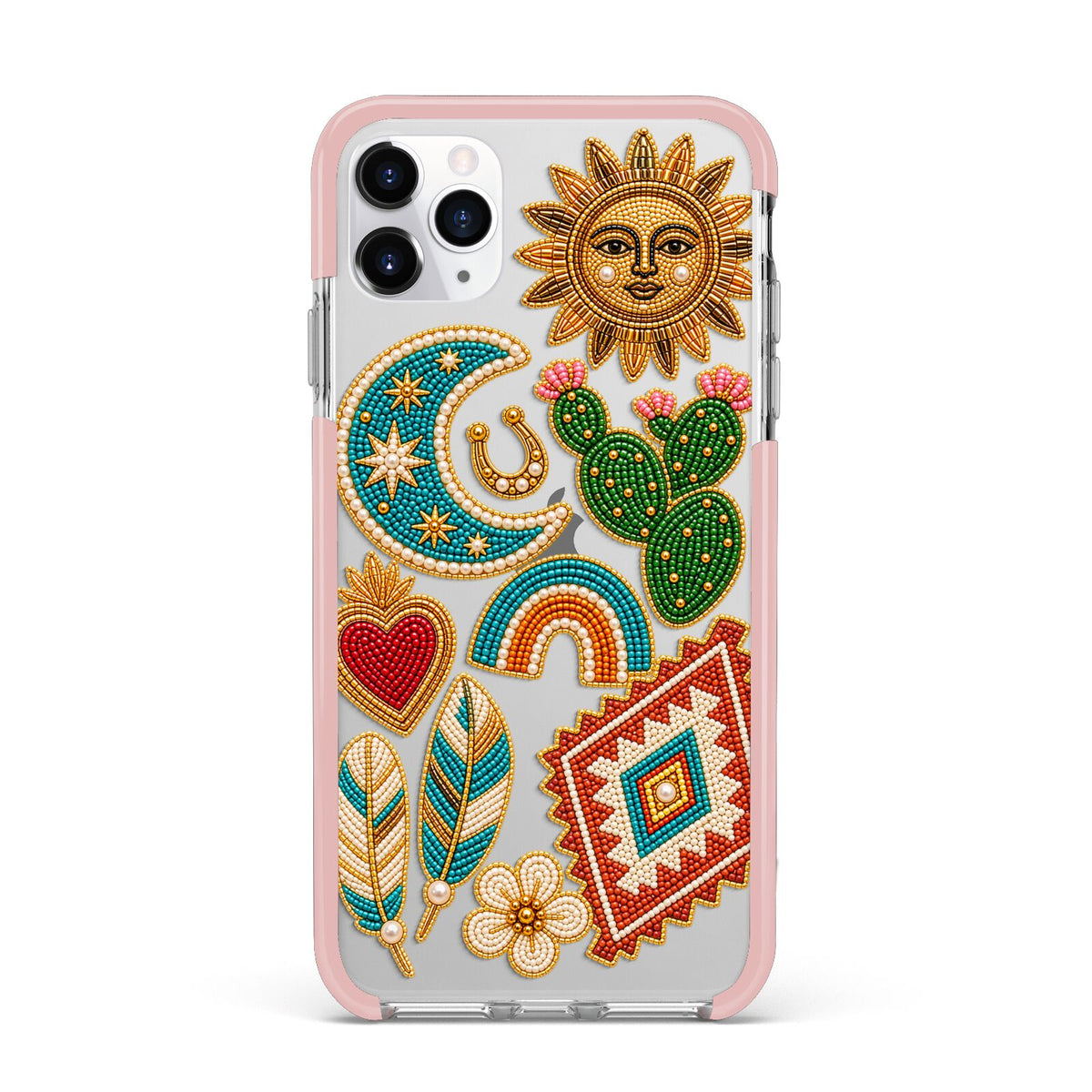 Desert Daydream Charms iPhone 11 Pro Max Impact Pink Edge Case