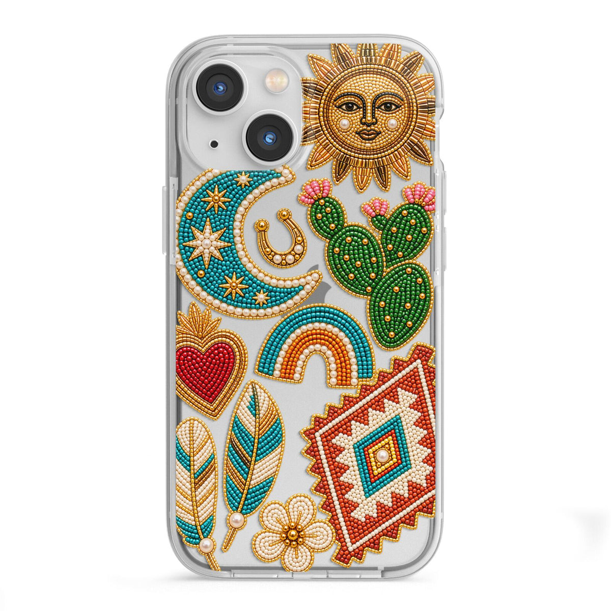 Desert Daydream Charms iPhone 13 Mini TPU Impact Case with White Edges