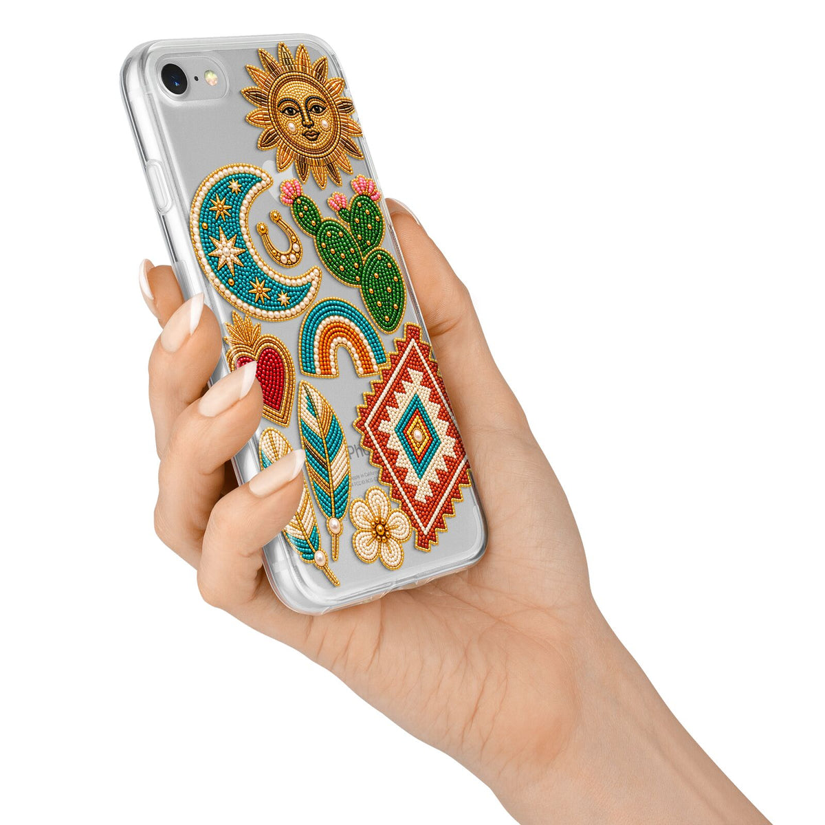 Desert Daydream Charms iPhone 7 Bumper Case on Silver iPhone Alternative Image