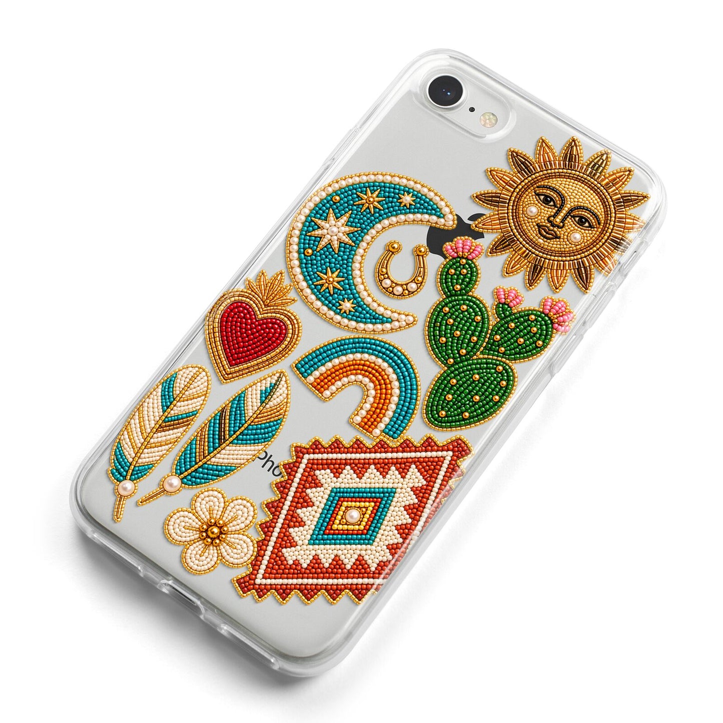 Desert Daydream Charms iPhone 8 Bumper Case on Silver iPhone Alternative Image