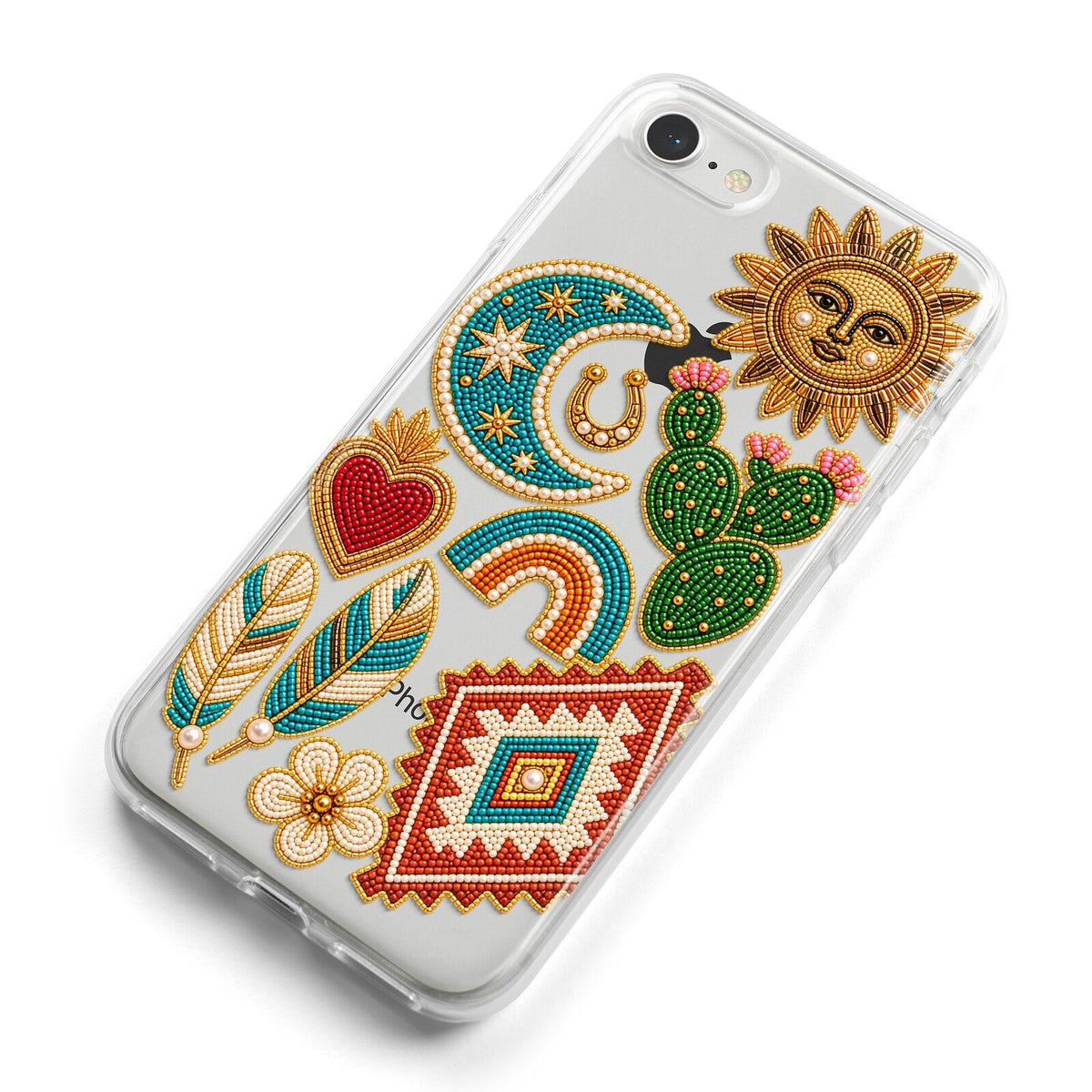 Desert Daydream Charms iPhone 8 Bumper Case on Silver iPhone Alternative Image