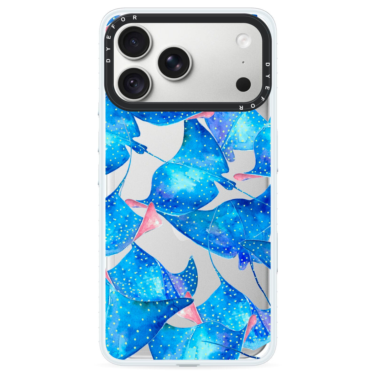 Devil Fish iPhone 18 Pro Max Black Impact Pre order Case on Silver phone