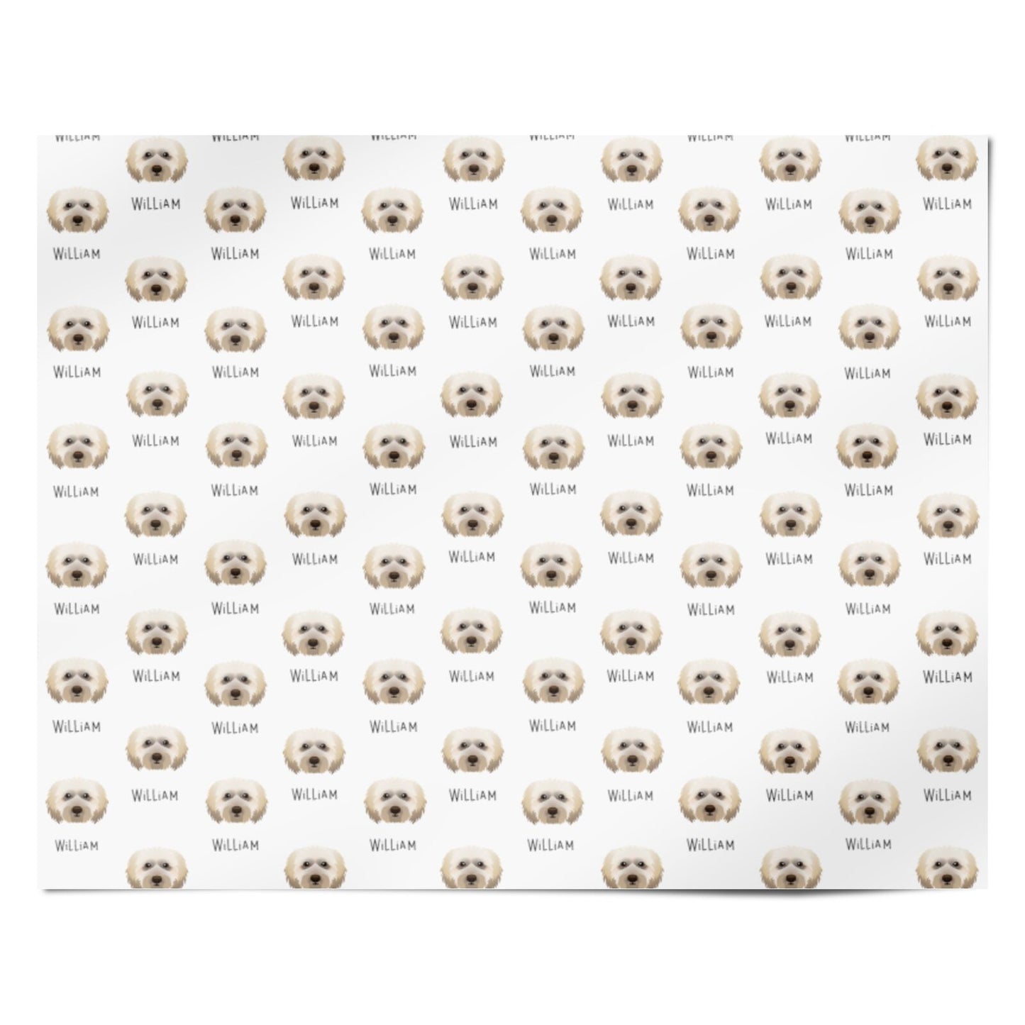 Doxiepoo Icon with Name Personalised Wrapping Paper Alternative