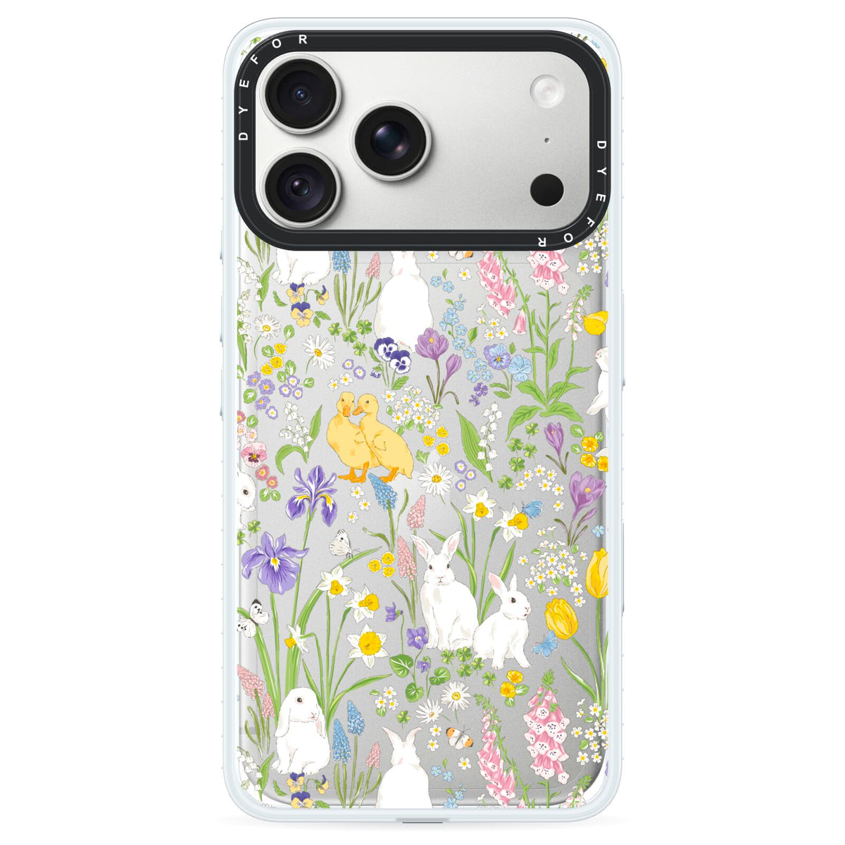 Easter iPhone 18 Pro Max Black Impact Pre order Case on Silver phone