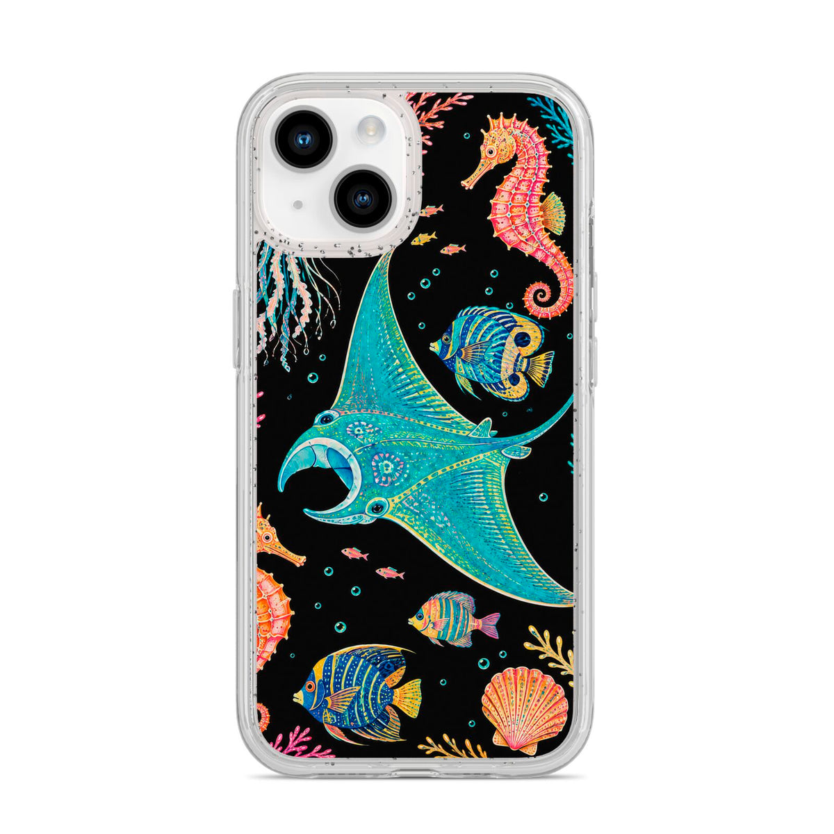 Electric Reef iPhone 14 Glitter Tough Case Starlight