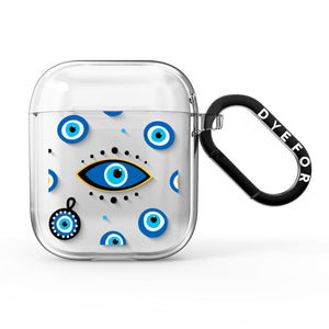 Evil Eye Protection Pattern AirPods Case