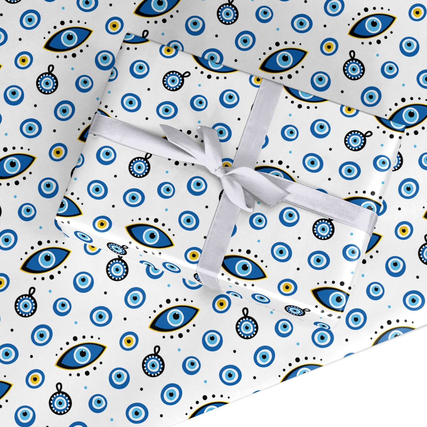 Evil Eye Protection Pattern Custom Wrapping Paper